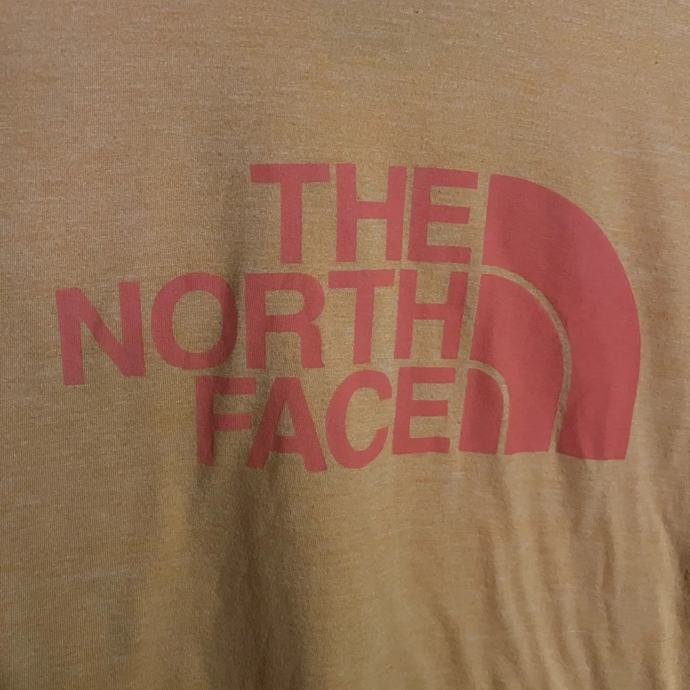 THE NORTH FACE‎ Classic Casual Logo Graphic T Shirt Orange Women's Size XL GUC - Picture 2 of 4